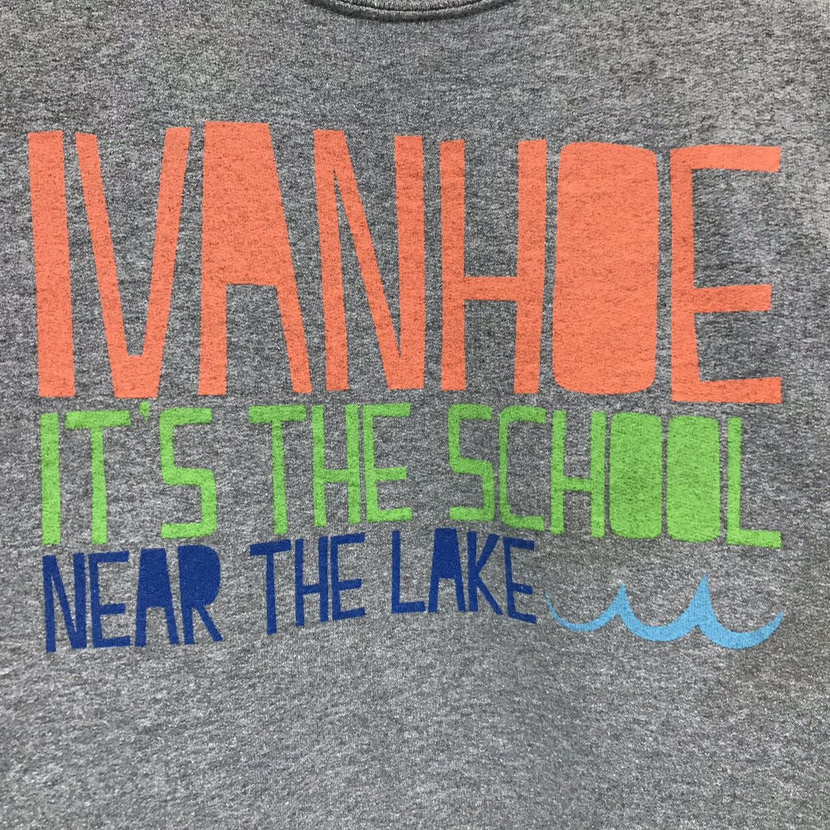 Jerzees × Vintage Ivanhoe Sweatshirt Spell Ivanhoe The School Near The Lake Size US S / EU 44-46 / 1 - 3 Thumbnail