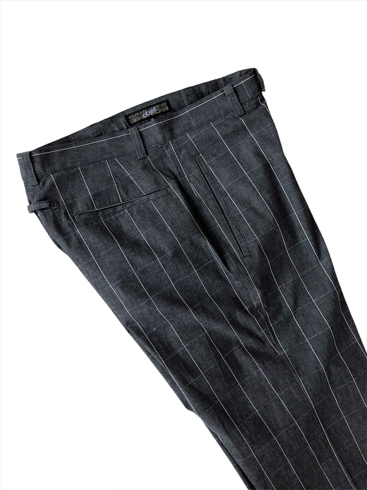 Gaultier Homme Objet GRAIL🔥Gaultier Object 🇮🇹 Straight Cut Wool Pants Size US 28 / EU 44 - 1 Thumbnail