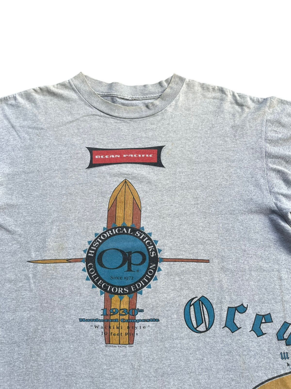 Ocean Pacific × Vintage Vintage 1994 Ocean Pacific Tshirt Size US XL / EU 56 / 4 - 3 Thumbnail