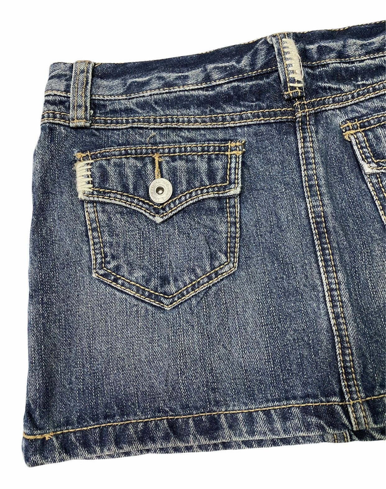 semanticdesign Semanticdesign Distressed Denim Skirt Size 30" / US 8 / IT 44 - 5 Thumbnail