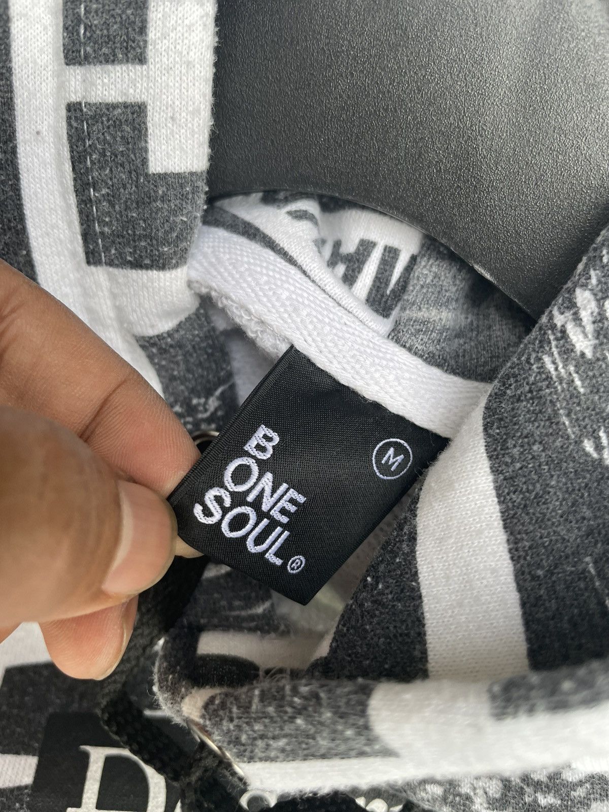 Japanese Brand B One Soul Description Full Print Hoodie Size US M / EU 48-50 / 2 - 7 Thumbnail