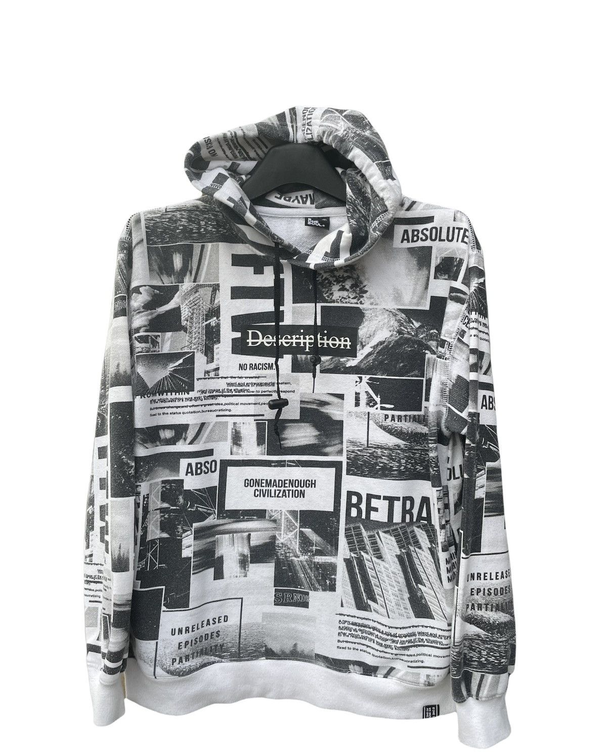 Japanese Brand B One Soul Description Full Print Hoodie Size US M / EU 48-50 / 2 - 1 Thumbnail