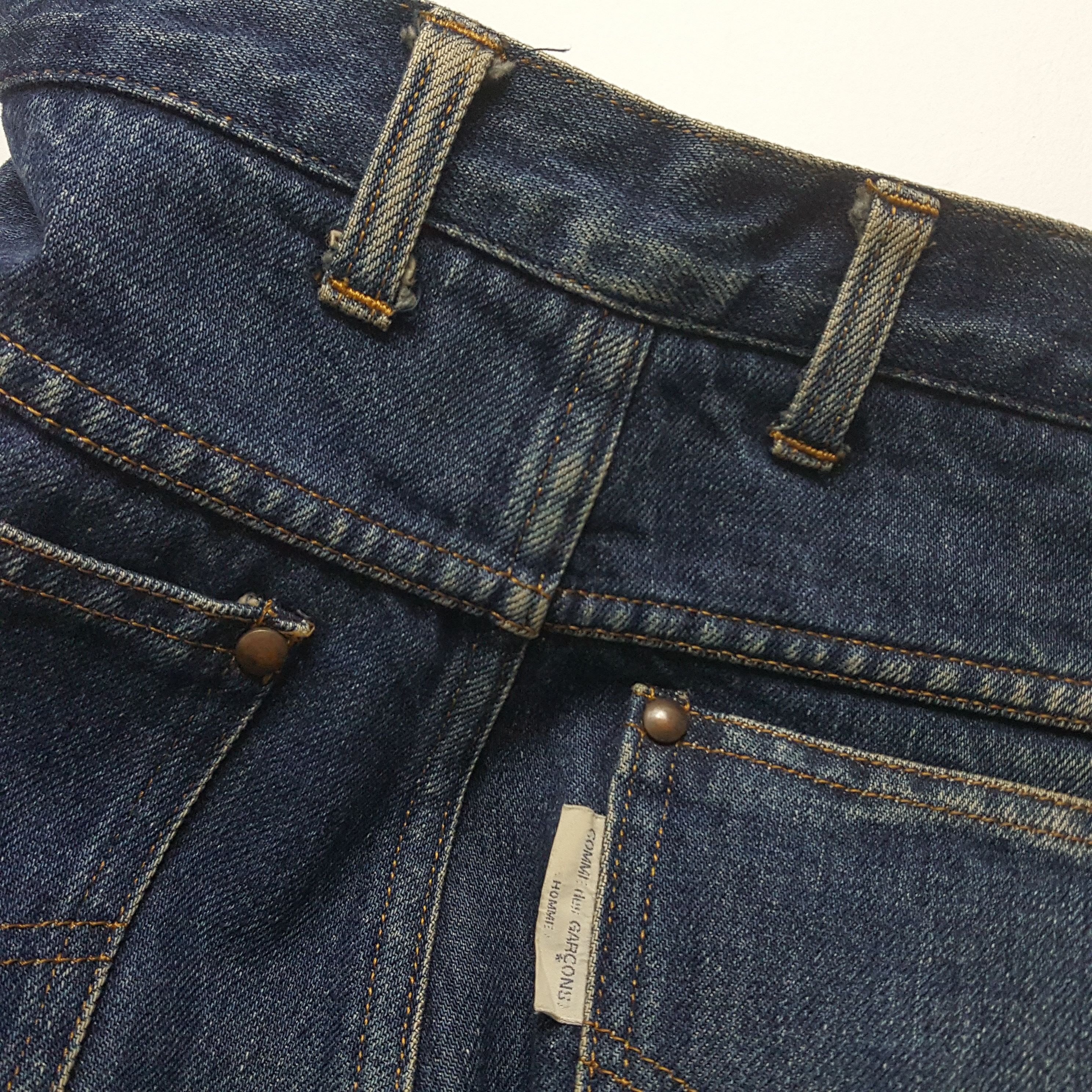 Comme des Garcons Homme × Japanese Brand × Vintage Vintage COMME des CARCONS HOME Painting Style Jeans Size US 28 / EU 44 - 14 Thumbnail