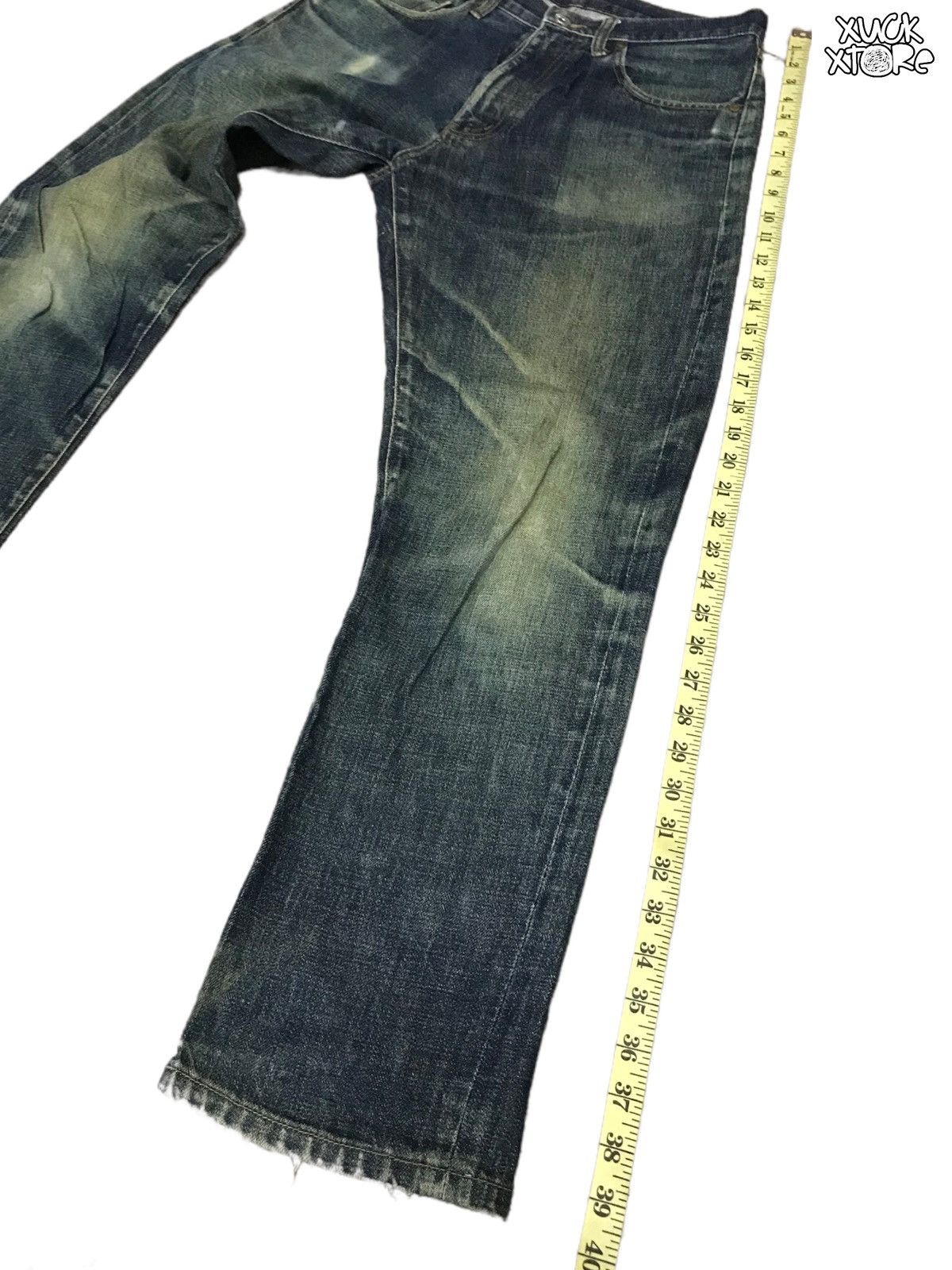 Japanese Brand Distressed Denim Unbranded 28 Size US 28 / EU 44 - 9 Thumbnail