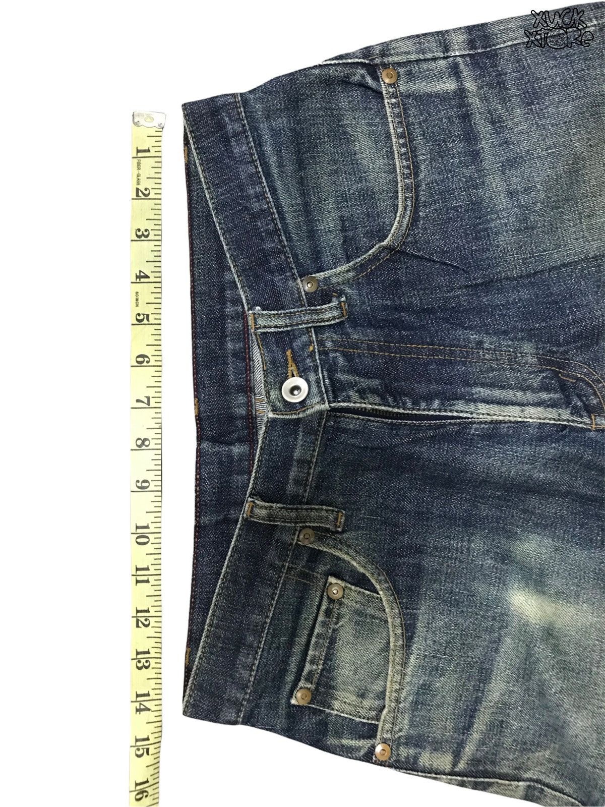 Japanese Brand Distressed Denim Unbranded 28 Size US 28 / EU 44 - 8 Thumbnail