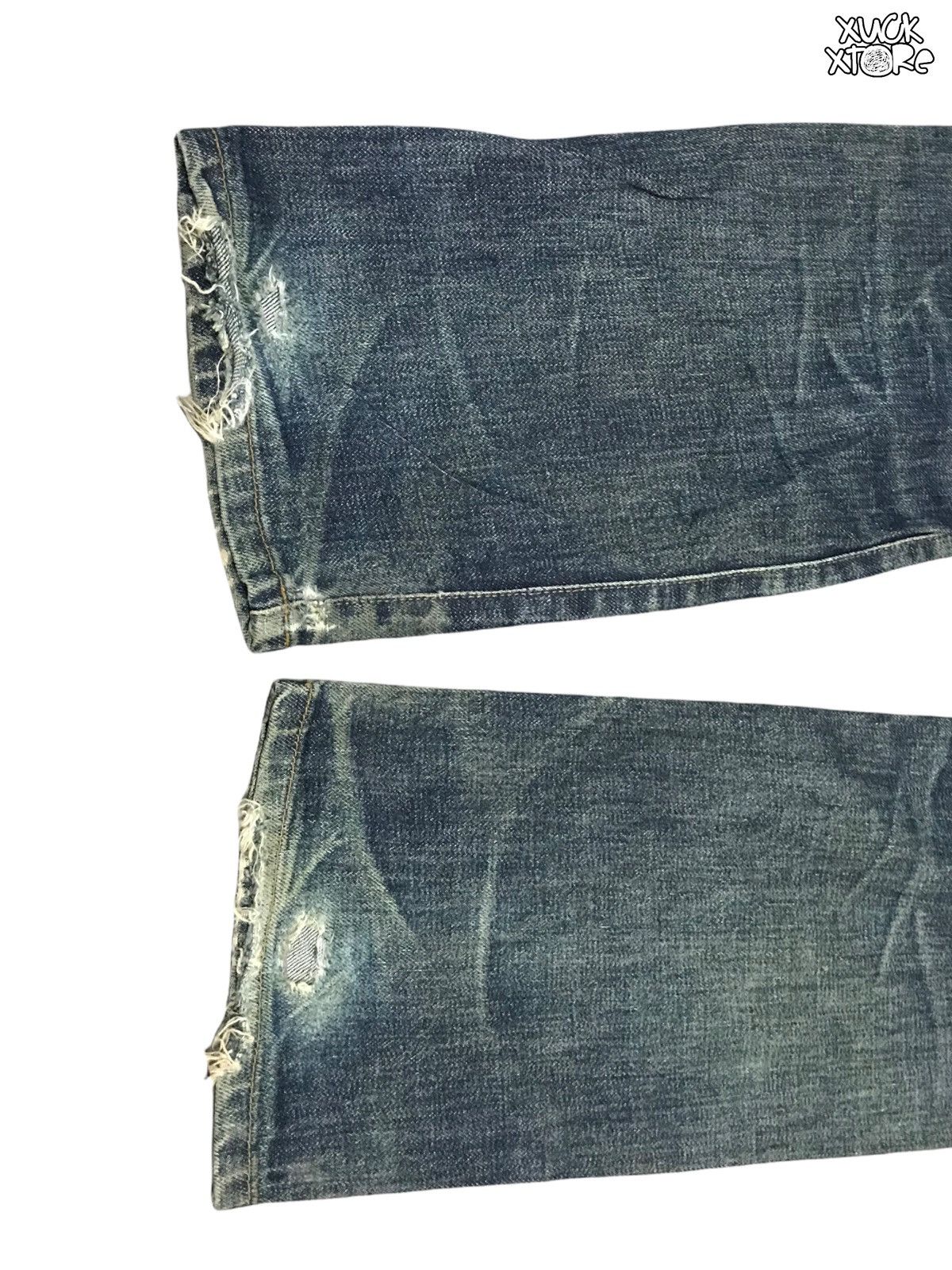 Japanese Brand Distressed Denim Unbranded 28 Size US 28 / EU 44 - 7 Thumbnail