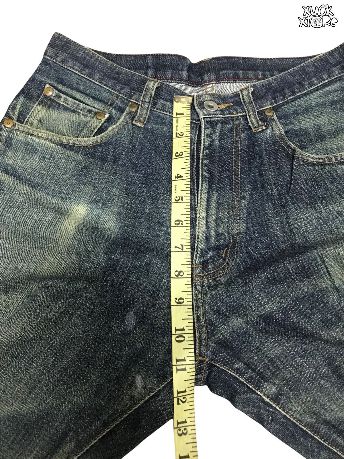 Japanese Brand Distressed Denim Unbranded 28 Size US 28 / EU 44 - 12 Thumbnail