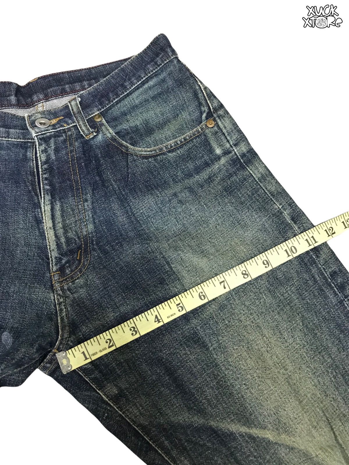 Japanese Brand Distressed Denim Unbranded 28 Size US 28 / EU 44 - 11 Thumbnail