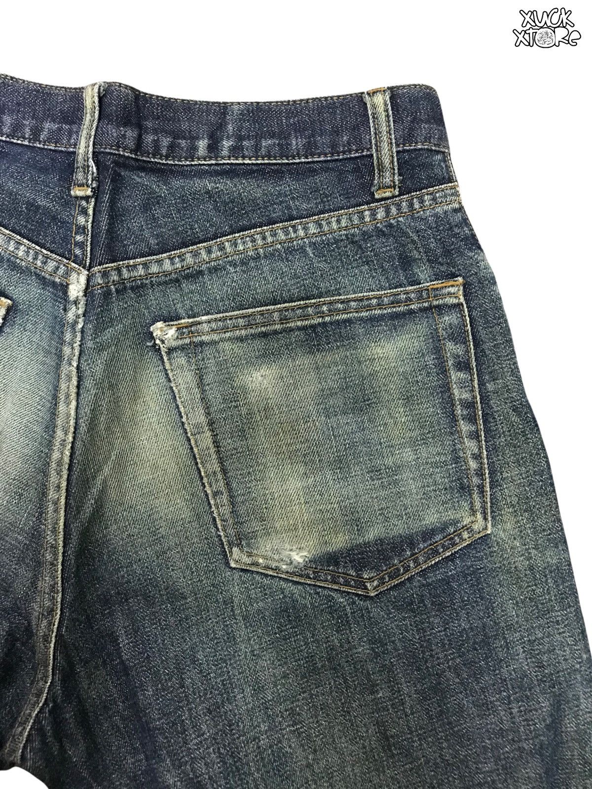 Japanese Brand Distressed Denim Unbranded 28 Size US 28 / EU 44 - 4 Thumbnail