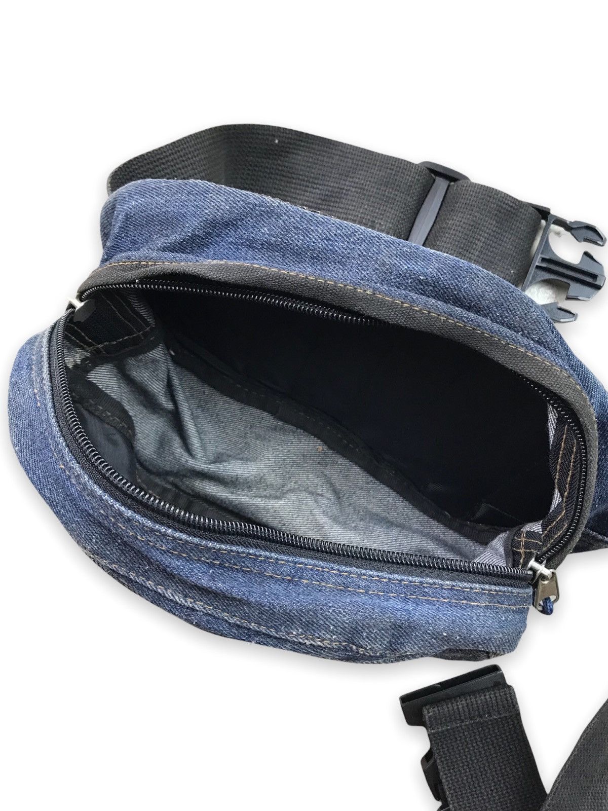Japanese Brand 🔥UNBRANDED DENIM WAIST BAG Size ONE SIZE - 10 Thumbnail