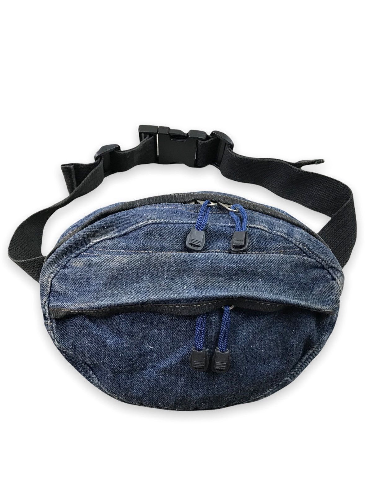 Japanese Brand 🔥UNBRANDED DENIM WAIST BAG Size ONE SIZE - 2 Thumbnail