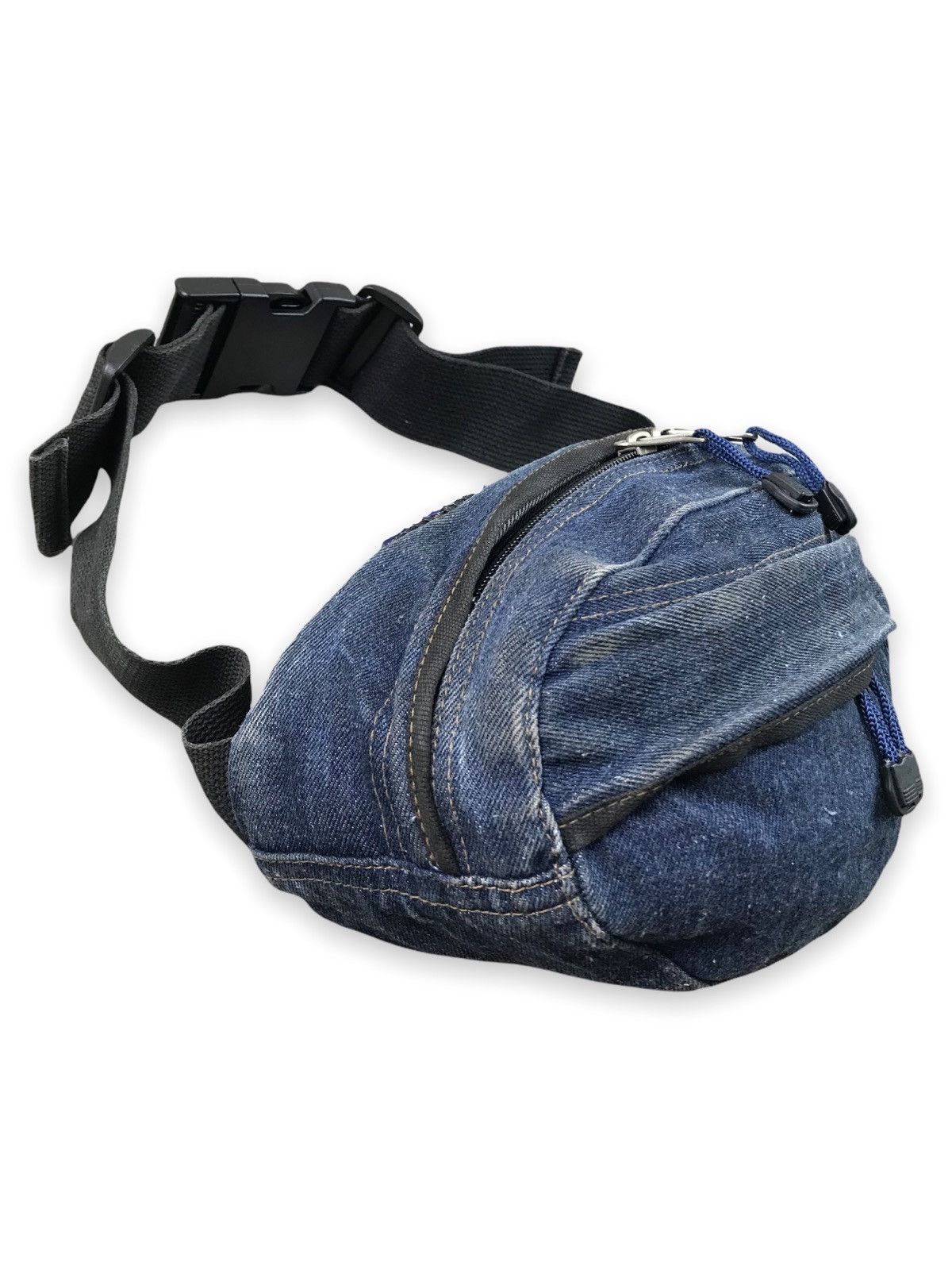 Japanese Brand 🔥UNBRANDED DENIM WAIST BAG Size ONE SIZE - 1 Thumbnail