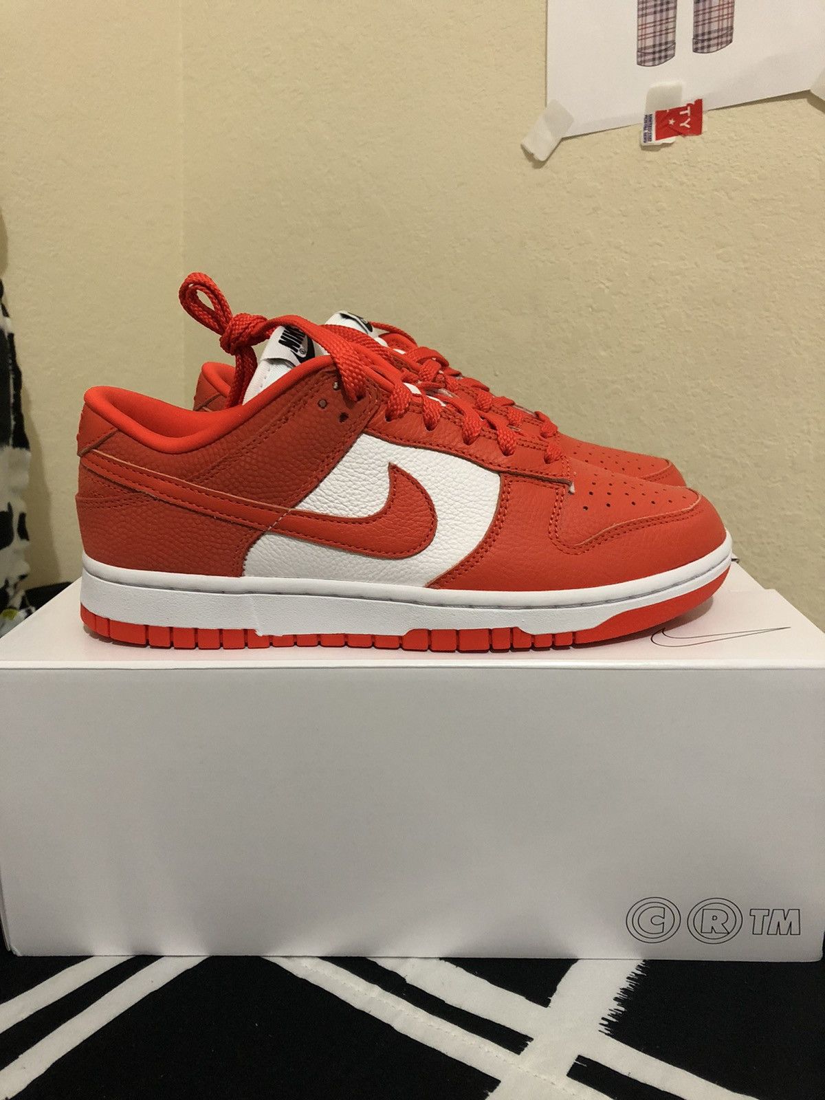 Pre-owned Nike Dunk Low Syracuse Look 6 Shoes In Orange
