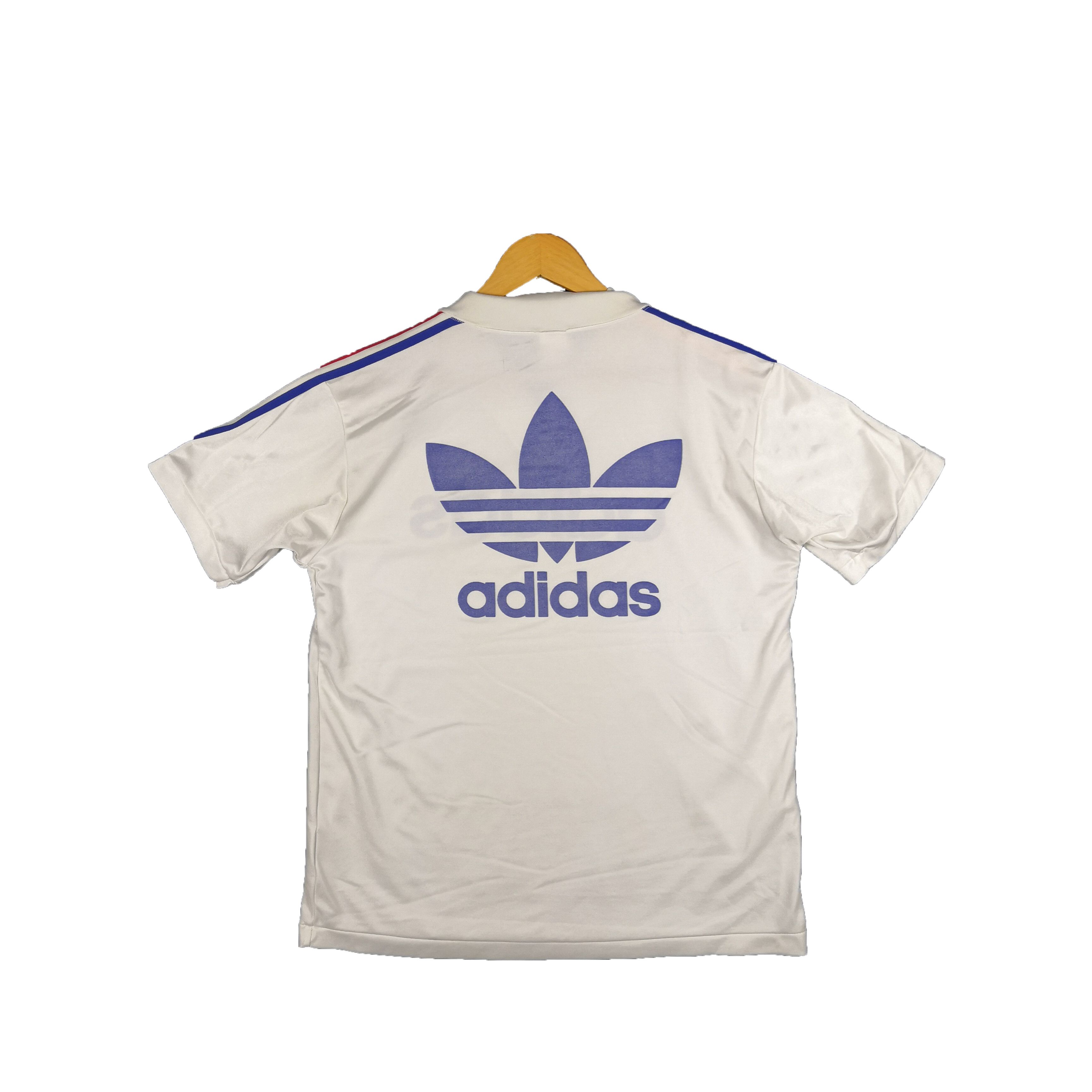 Adidas Vintage Adidas T-Shirt Trefoil Logo Adidas 56789 Size US L / EU 52-54 / 3 - 2 Thumbnail
