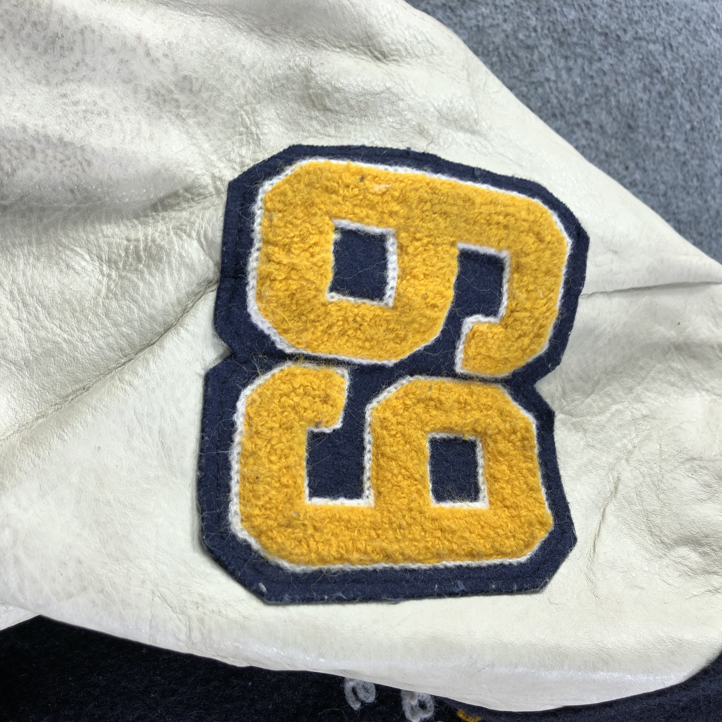 Golden Bear × Vintage Vintage Golden Bear Patchwork Letterman Varsity Jacket-JC178 Size US S / EU 44-46 / 1 - 7 Thumbnail