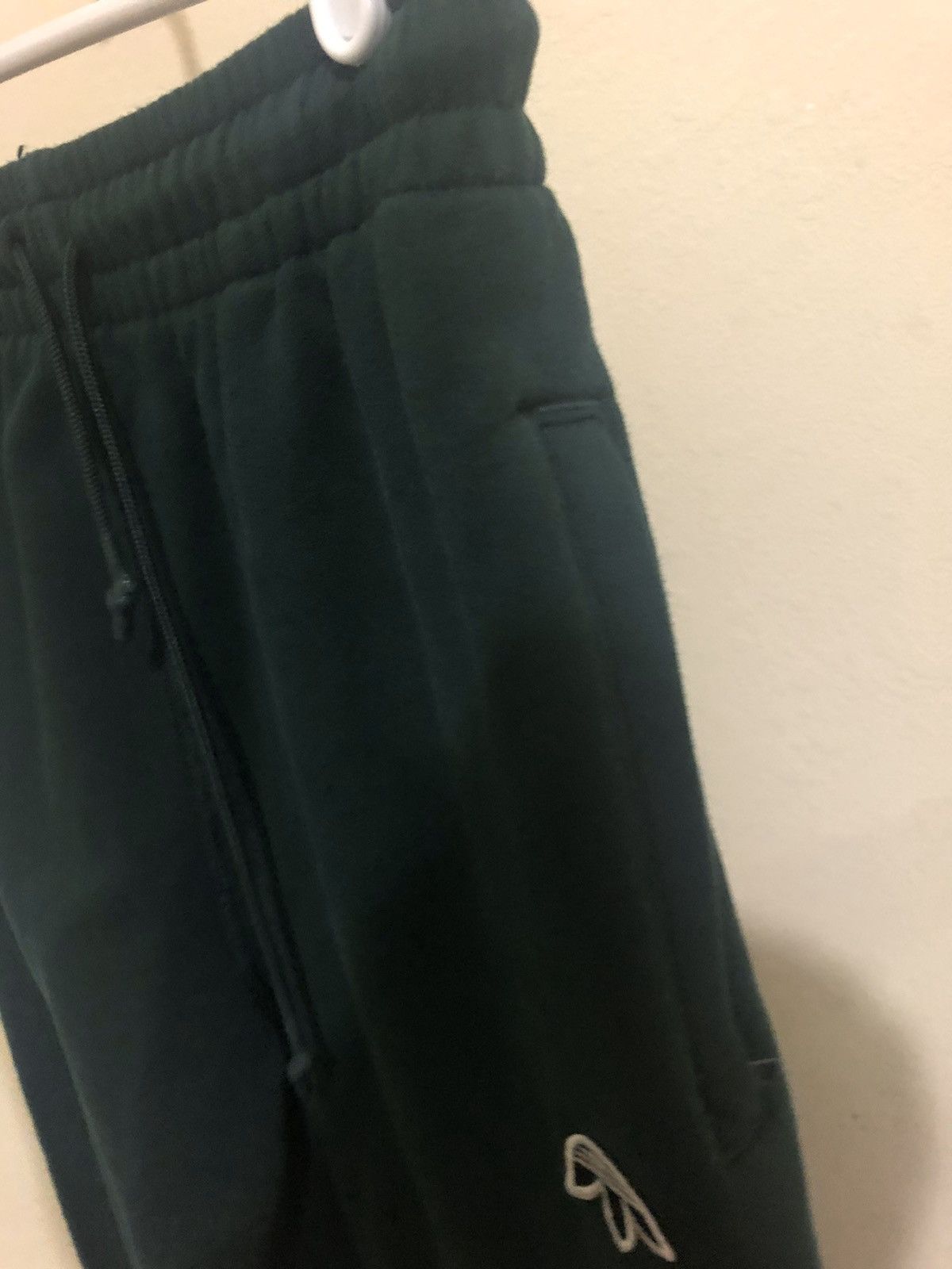 Alexander Wang x Adidas green Inside Out Sweatpants
