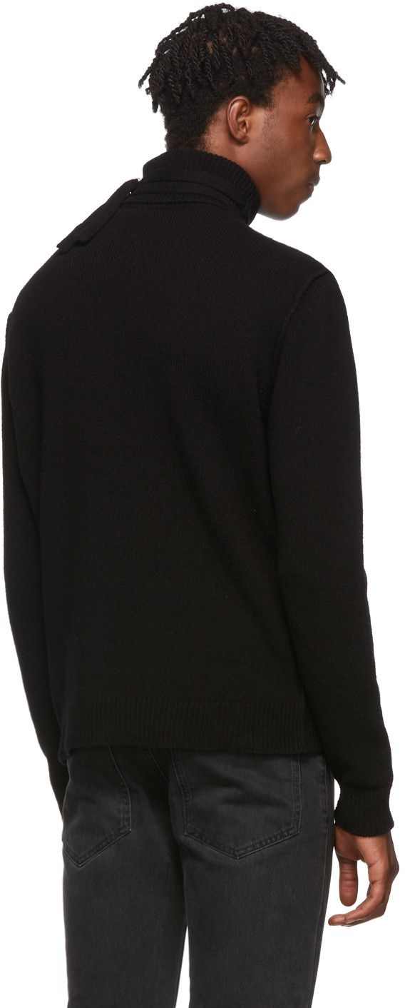 Raf Simons Double Strap Mock Turtleneck Knit Sweater / AW19 Size US S / EU 44-46 / 1 - 2 Thumbnail