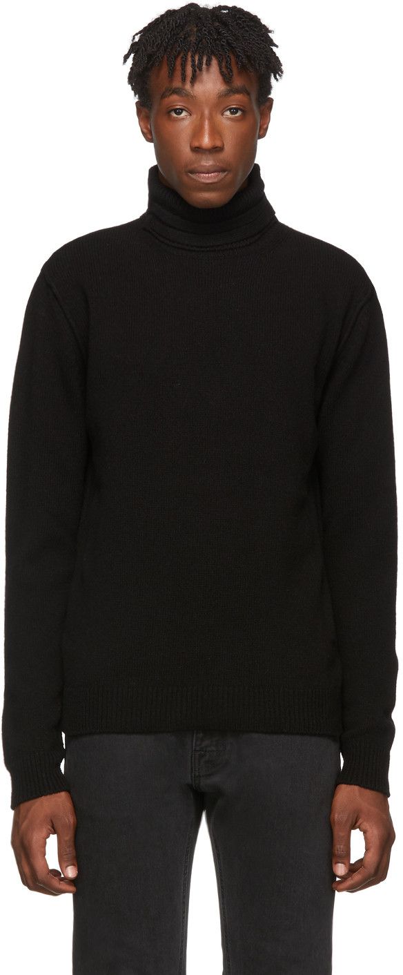 Raf Simons Double Strap Mock Turtleneck Knit Sweater / AW19 Size US S / EU 44-46 / 1 - 4 Thumbnail