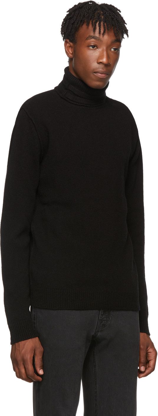 Raf Simons Double Strap Mock Turtleneck Knit Sweater / AW19 Size US S / EU 44-46 / 1 - 3 Thumbnail