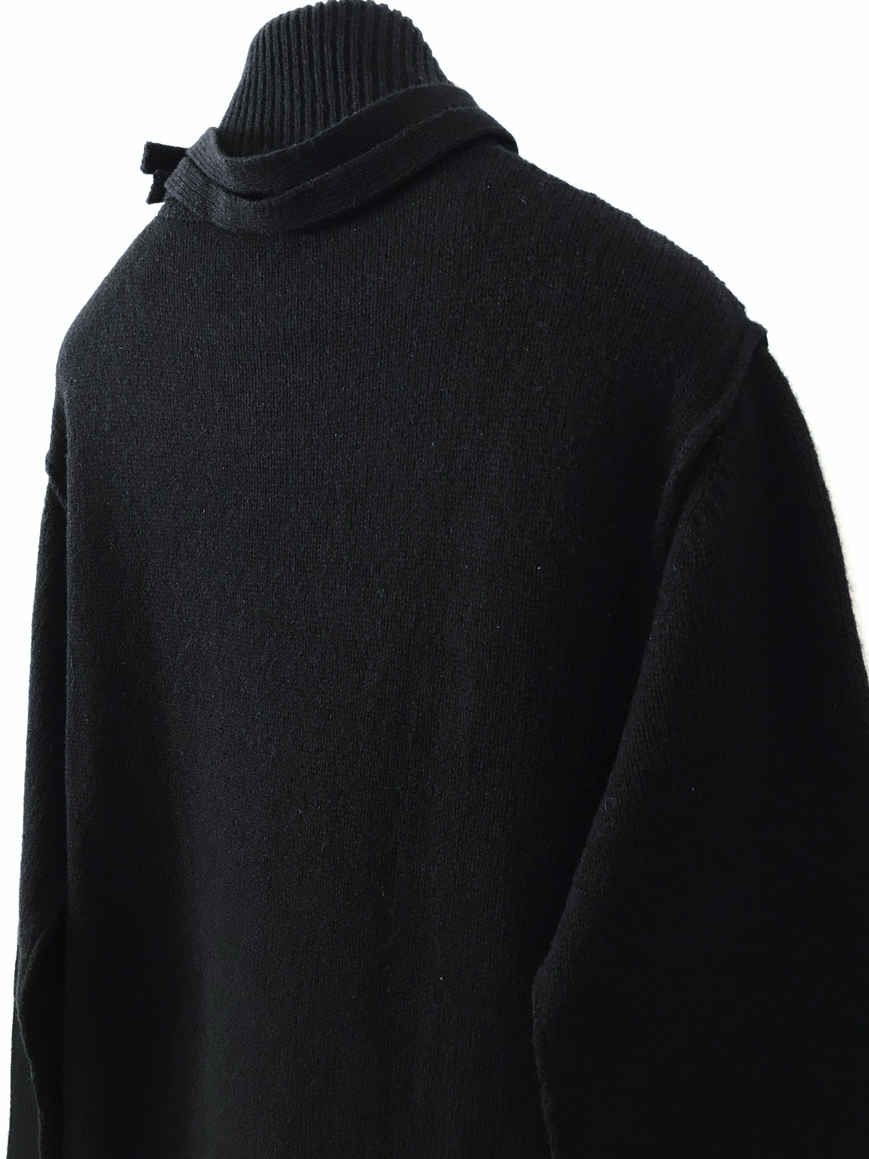 Raf Simons Double Strap Mock Turtleneck Knit Sweater / AW19 Size US S / EU 44-46 / 1 - 9 Thumbnail
