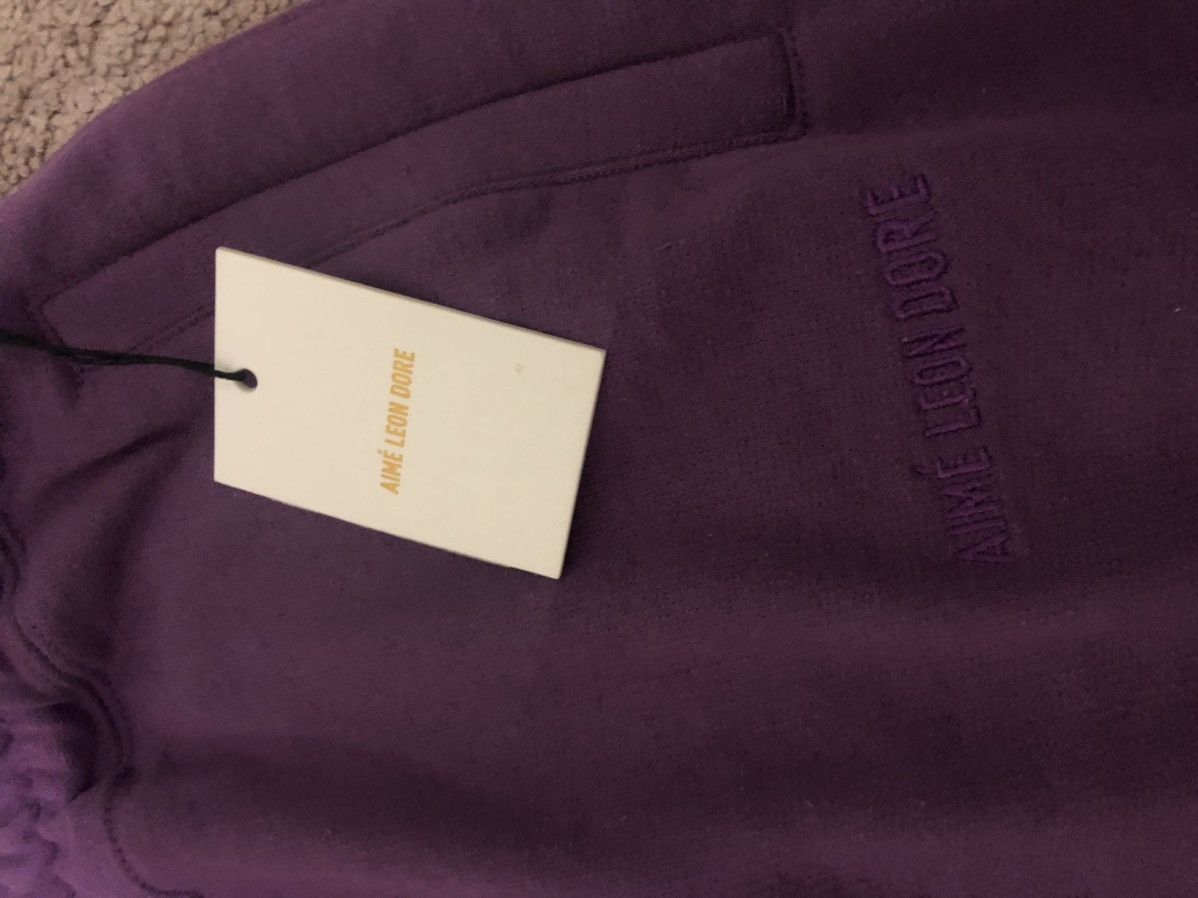 Aime Leon Dore Aime Leon Dore Purple Sweatpants New XL Size US 39 - 3 Thumbnail