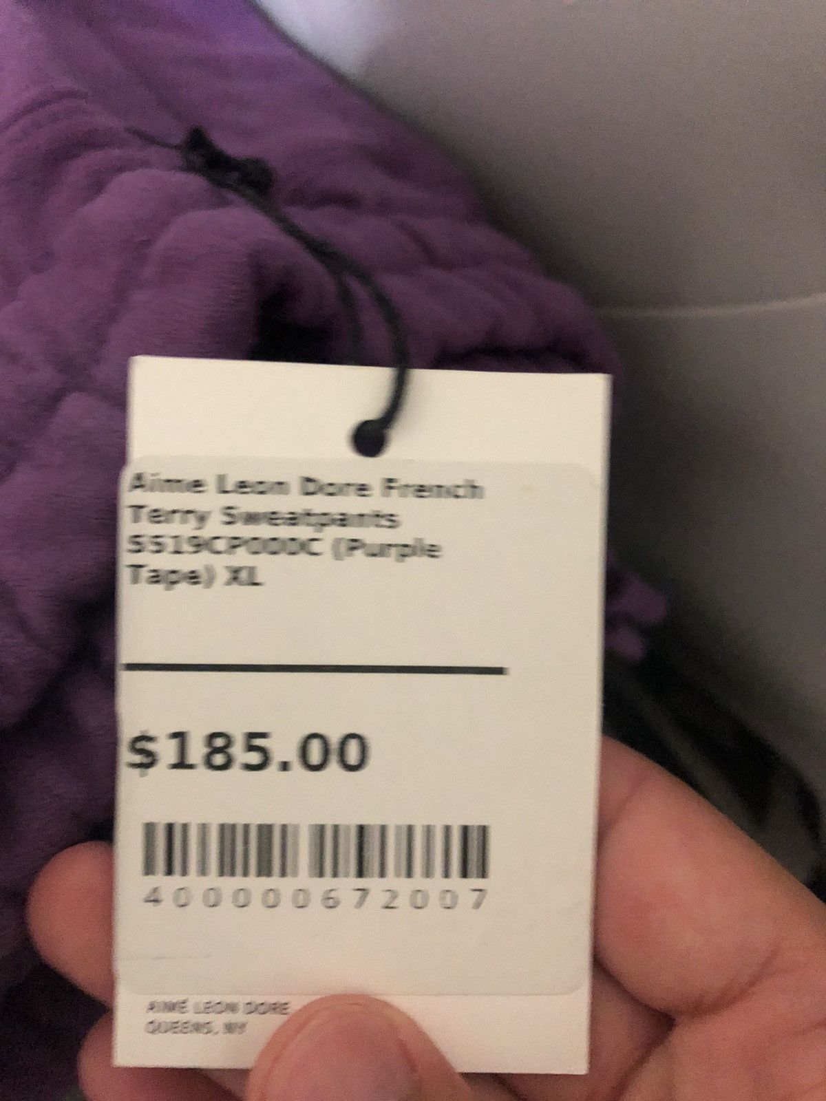 Aime Leon Dore Aime Leon Dore Purple Sweatpants New XL Size US 39 - 10 Thumbnail