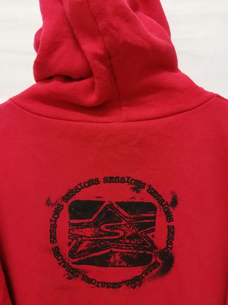 Sessions Vintage SESSIONS Skateboard Spell Out Hoodie Size US L / EU 52-54 / 3 - 3 Thumbnail
