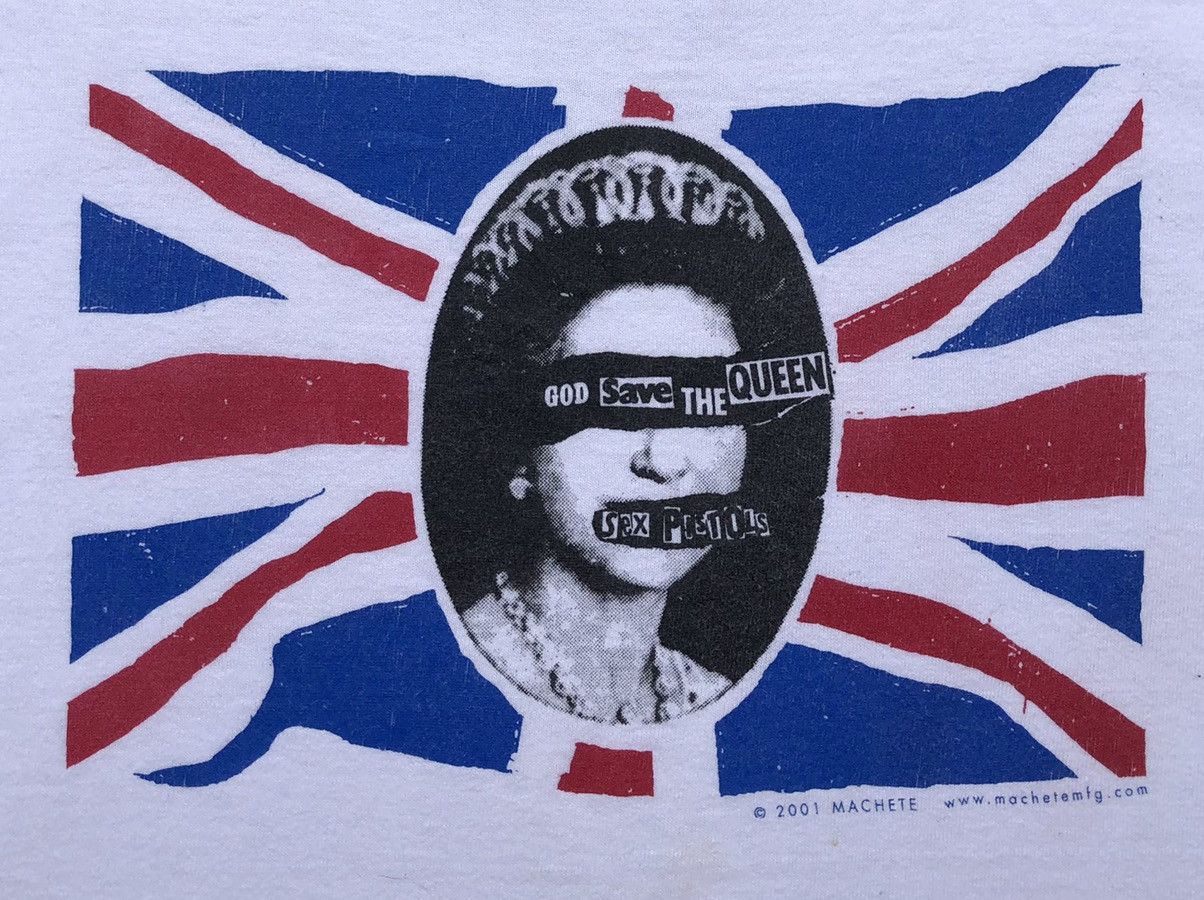 Band Tees 🔥Vintage 2001 SexPistols God Save The Queen T-shirt Size US S / EU 44-46 / 1 - 4 Thumbnail