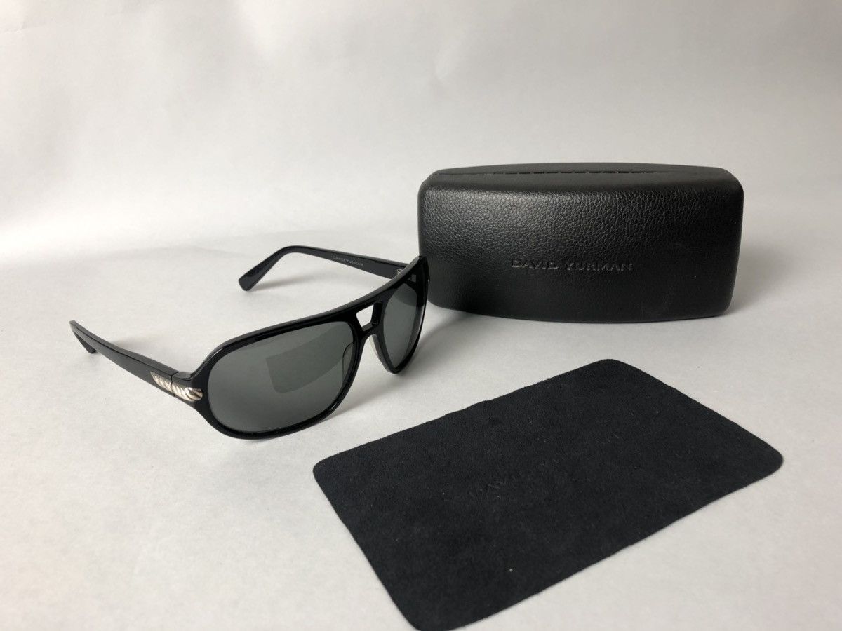 David Yurman David Yurman black Sunglasses with 100% sterling sil detail Size ONE SIZE - 2 Thumbnail