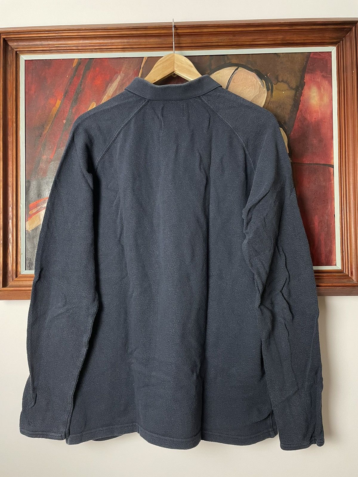Norse Projects Norse Projects Navy Polo Longsleeve Basic High Quality Size US M / EU 48-50 / 2 - 2 Thumbnail