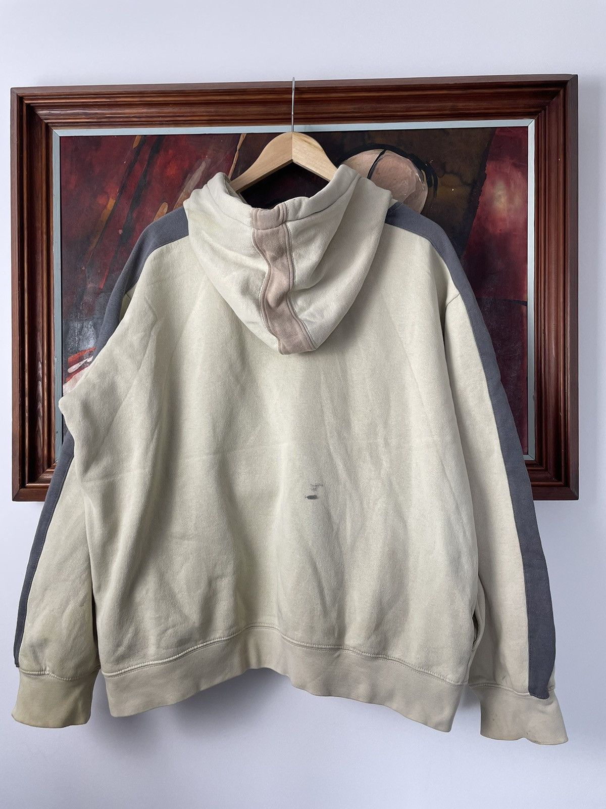 Nike Nike Vintage Mini Swoosh Beige Travis Scott Cw Y2k 00s Hype Size US XL / EU 56 / 4 - 5 Thumbnail