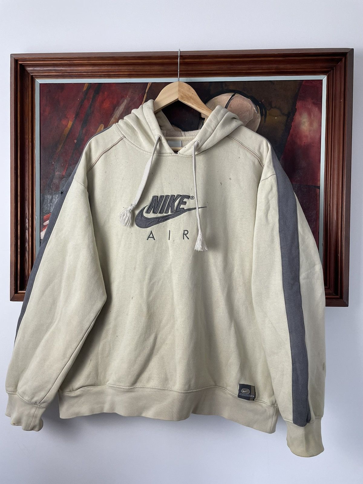 Nike Nike Vintage Mini Swoosh Beige Travis Scott Cw Y2k 00s Hype Size US XL / EU 56 / 4 - 1 Thumbnail