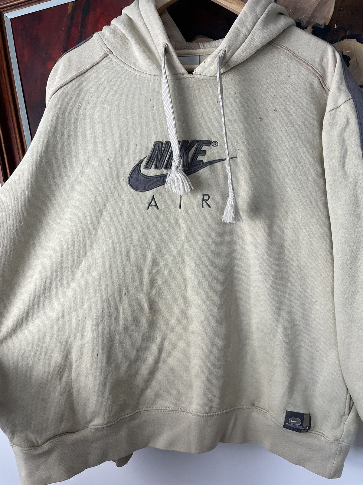 Nike Nike Vintage Mini Swoosh Beige Travis Scott Cw Y2k 00s Hype Size US XL / EU 56 / 4 - 2 Thumbnail