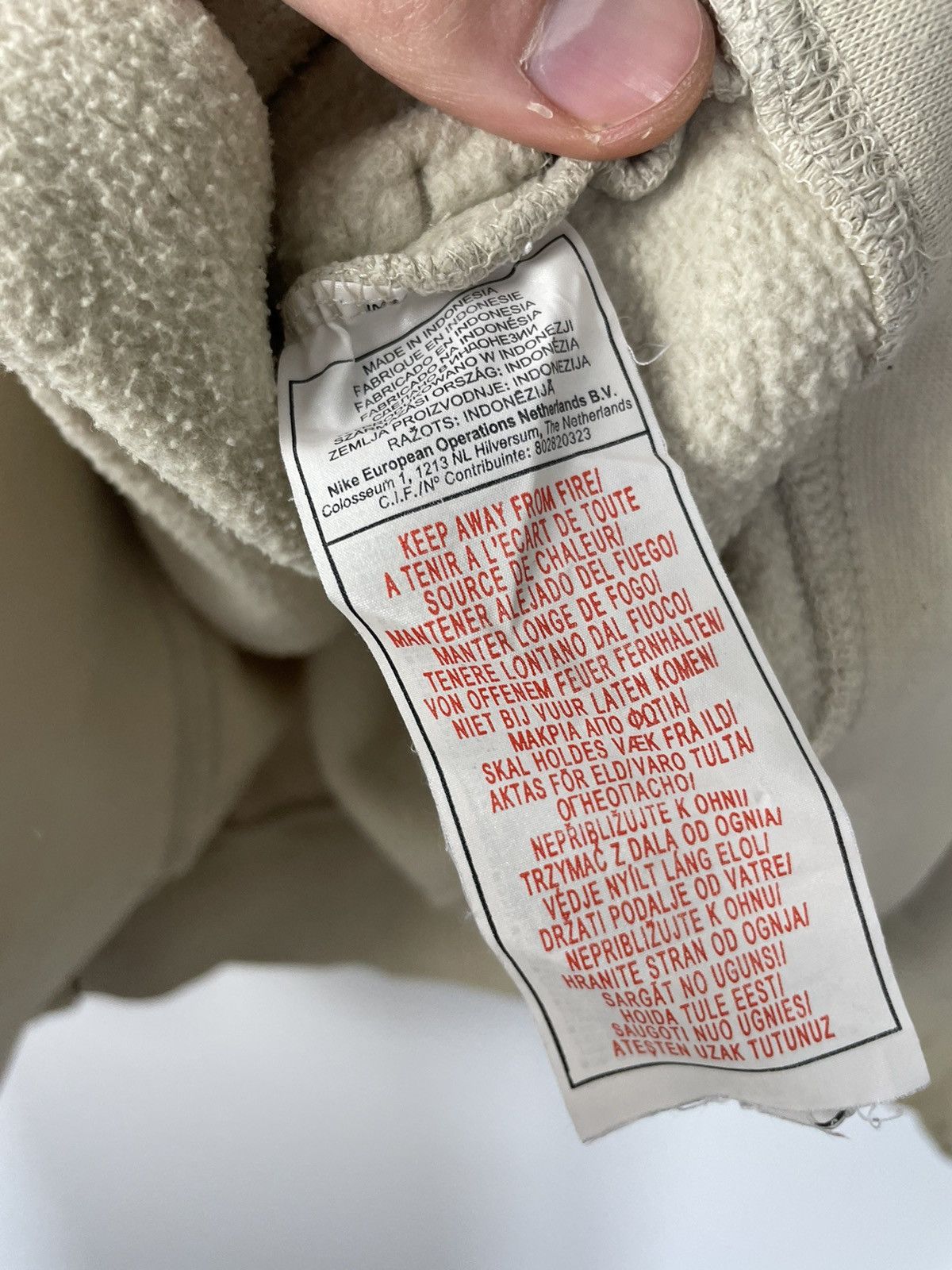 Nike Nike Vintage Mini Swoosh Beige Travis Scott Cw Y2k 00s Hype Size US XL / EU 56 / 4 - 10 Thumbnail