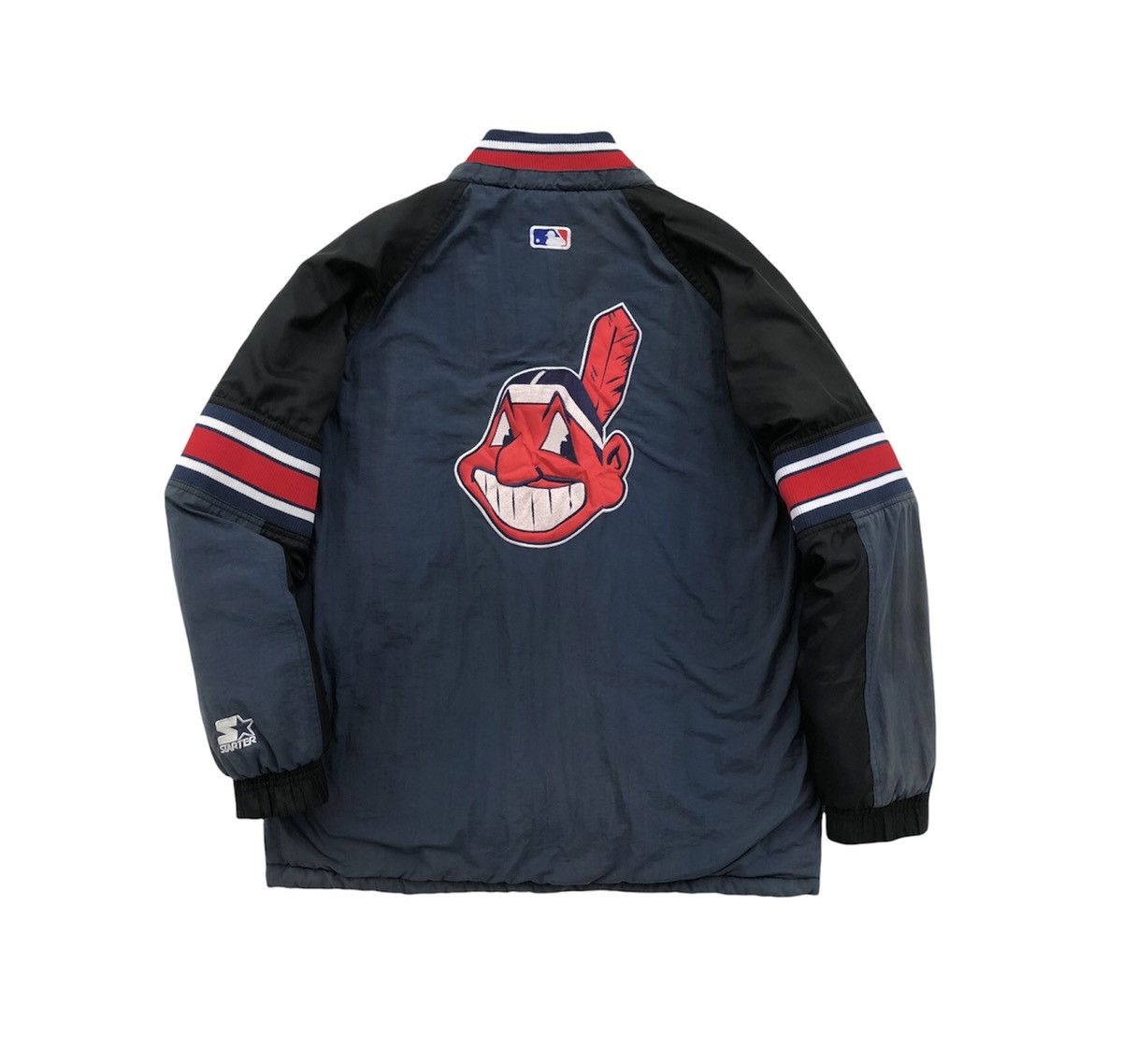 MLB Vtg 90’s MLB Cleveland Indians Like Puffer Season Jacket Size US M / EU 48-50 / 2 - 4 Thumbnail