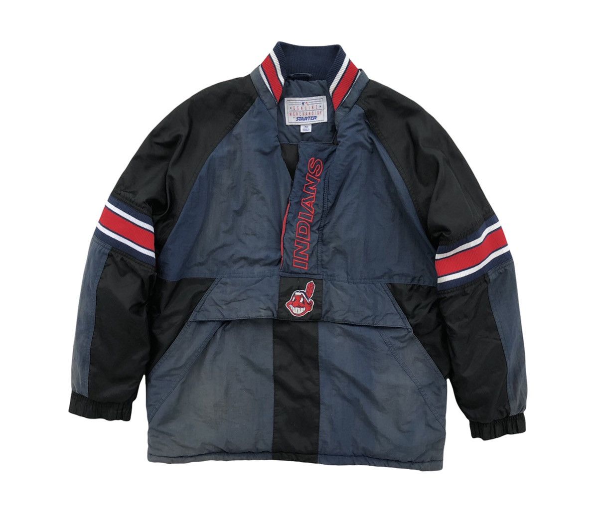MLB Vtg 90’s MLB Cleveland Indians Like Puffer Season Jacket Size US M / EU 48-50 / 2 - 3 Thumbnail