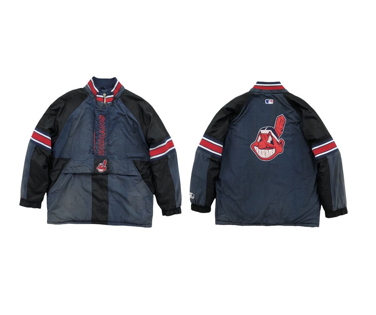 MLB Vtg 90’s MLB Cleveland Indians Like Puffer Season Jacket Size US M / EU 48-50 / 2 - 2 Thumbnail