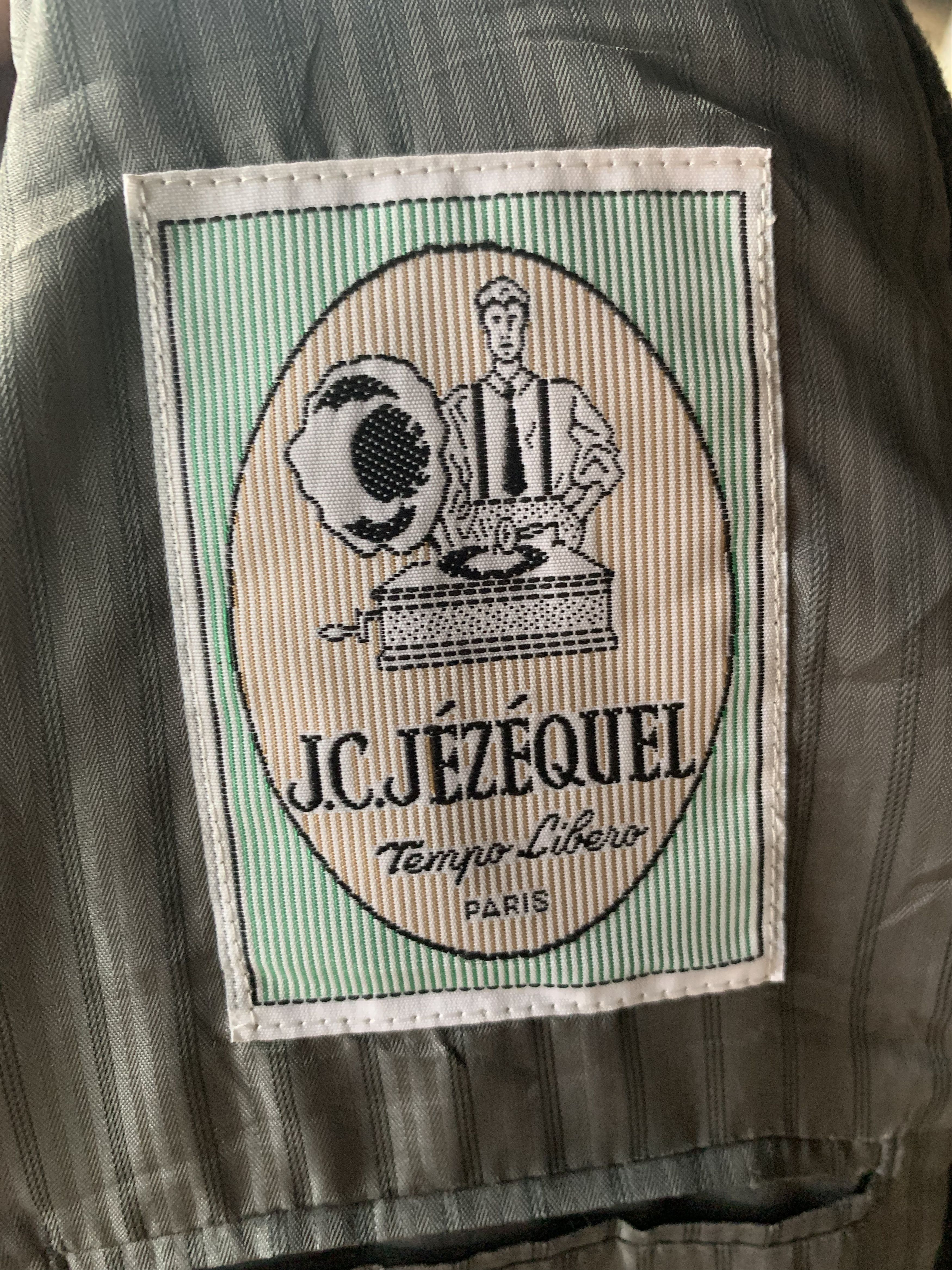 Designer × Vintage Vintage J.C.Jezequel Wool Blazer Size 44S - 8 Thumbnail