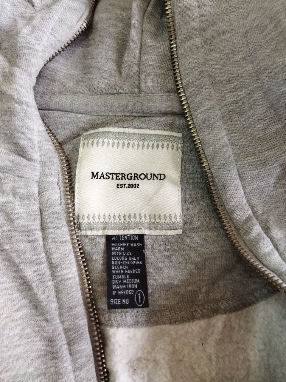 Japanese Brand Masterground Japan Full Zipper Hoodie Size US S / EU 44-46 / 1 - 7 Thumbnail