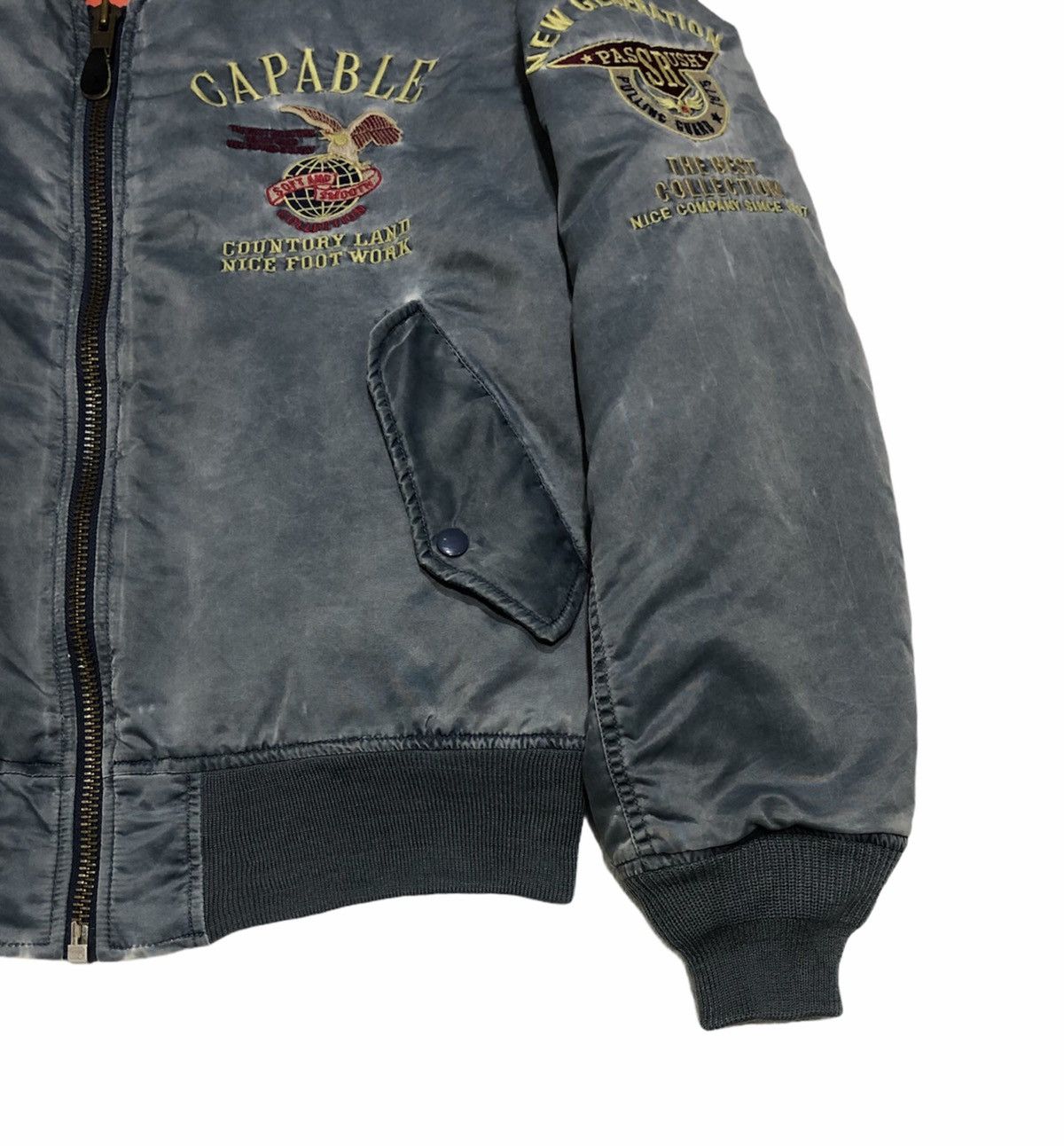 Vintage 🔥Vintage Jacket Air Force Intermediate Ma-1 Bomber Jacket Size US L / EU 52-54 / 3 - 6 Thumbnail