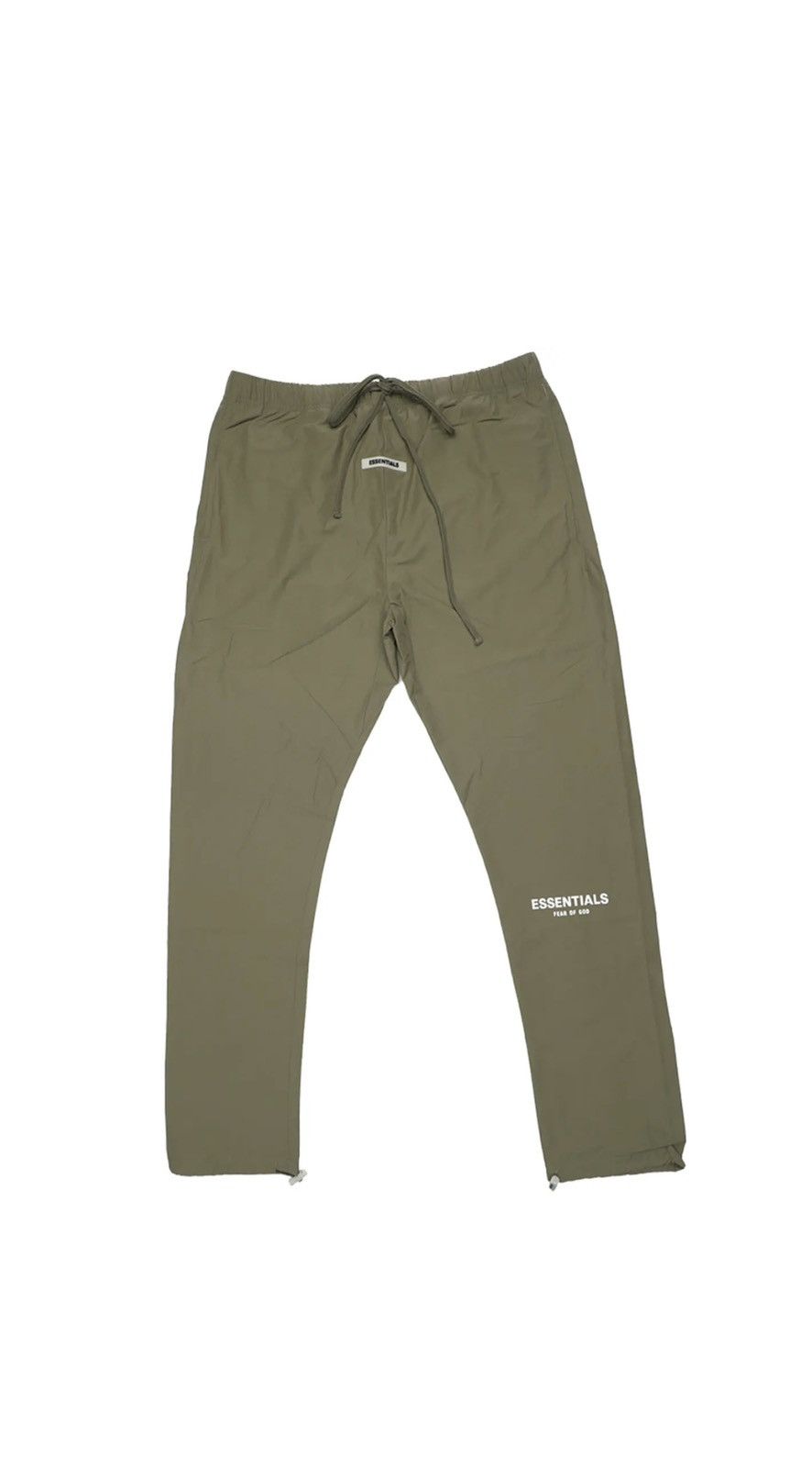 Fear of God FEAR OF GOD ESSENTIALS Nylon Track Pants Green - Size XL |  Grailed