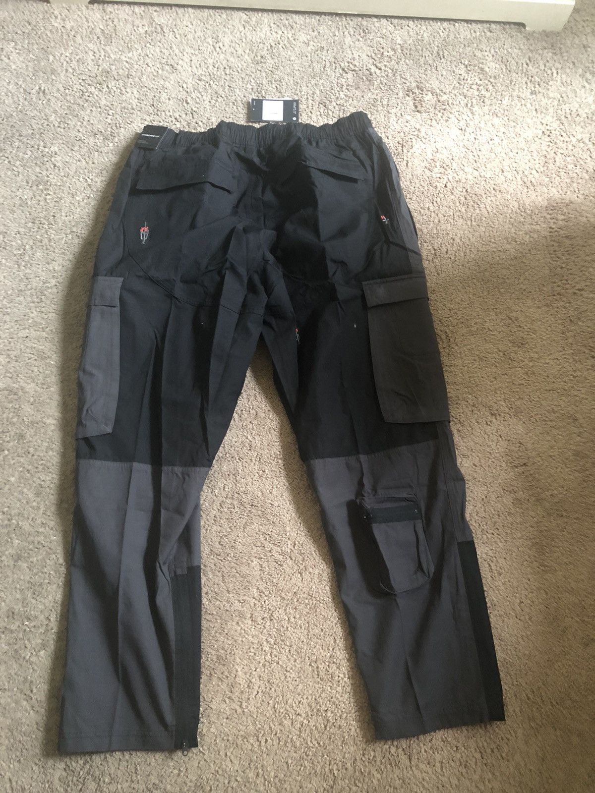 image of Jordan X Travis Scott Cargo Pants Black Xxl, Men's (Size 42)
