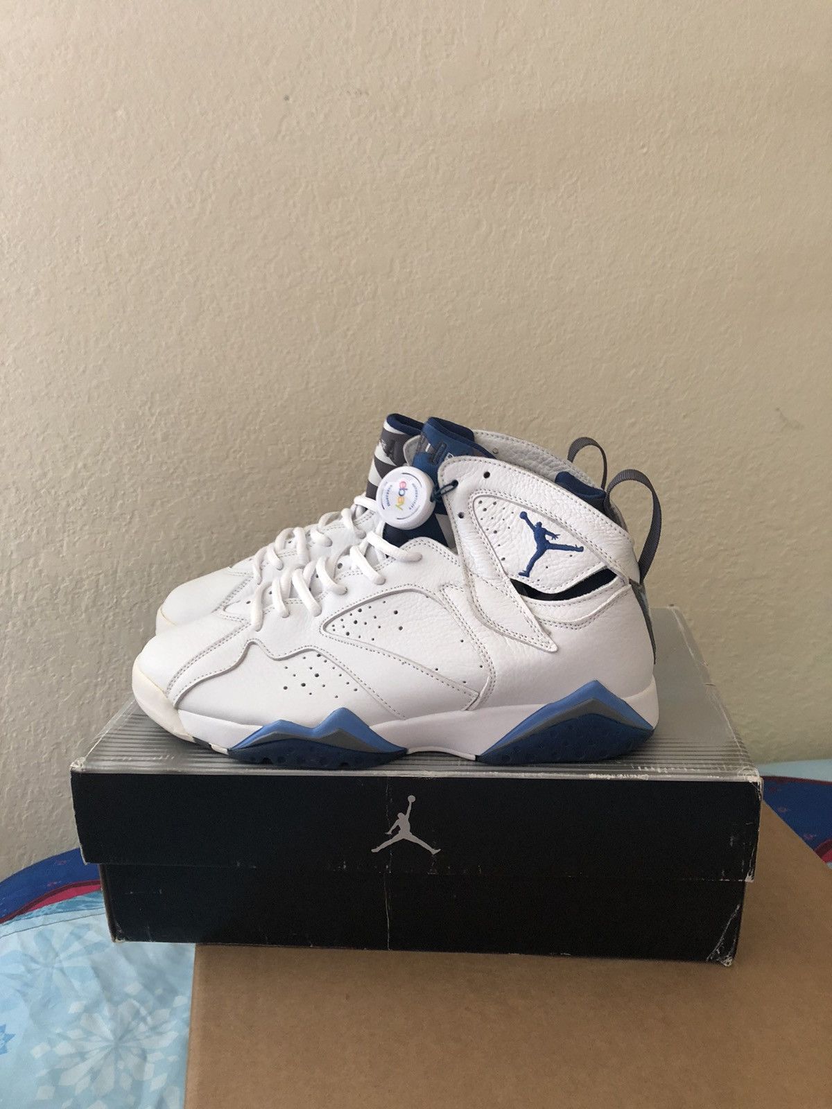 image of Jordan Brand Retro 7 White 2002 Shoes, Men's (Size 11)