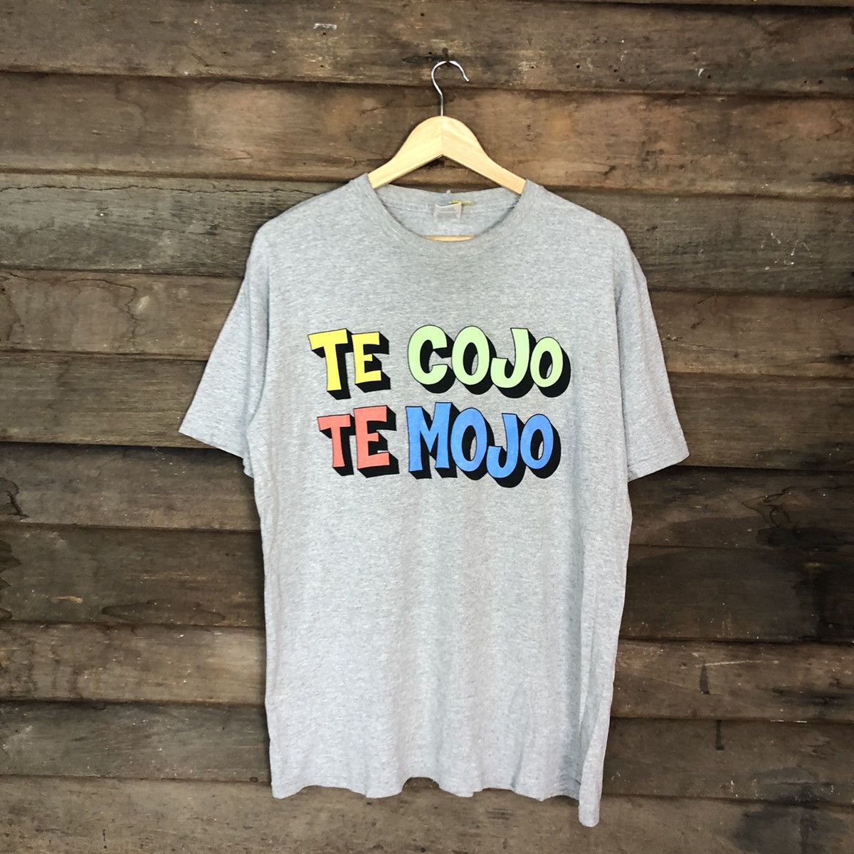 Supreme DL Supreme supremo Te Cojo Te Mojo Grey Tshirt #3297 Size US L / EU 52-54 / 3 - 1 Thumbnail