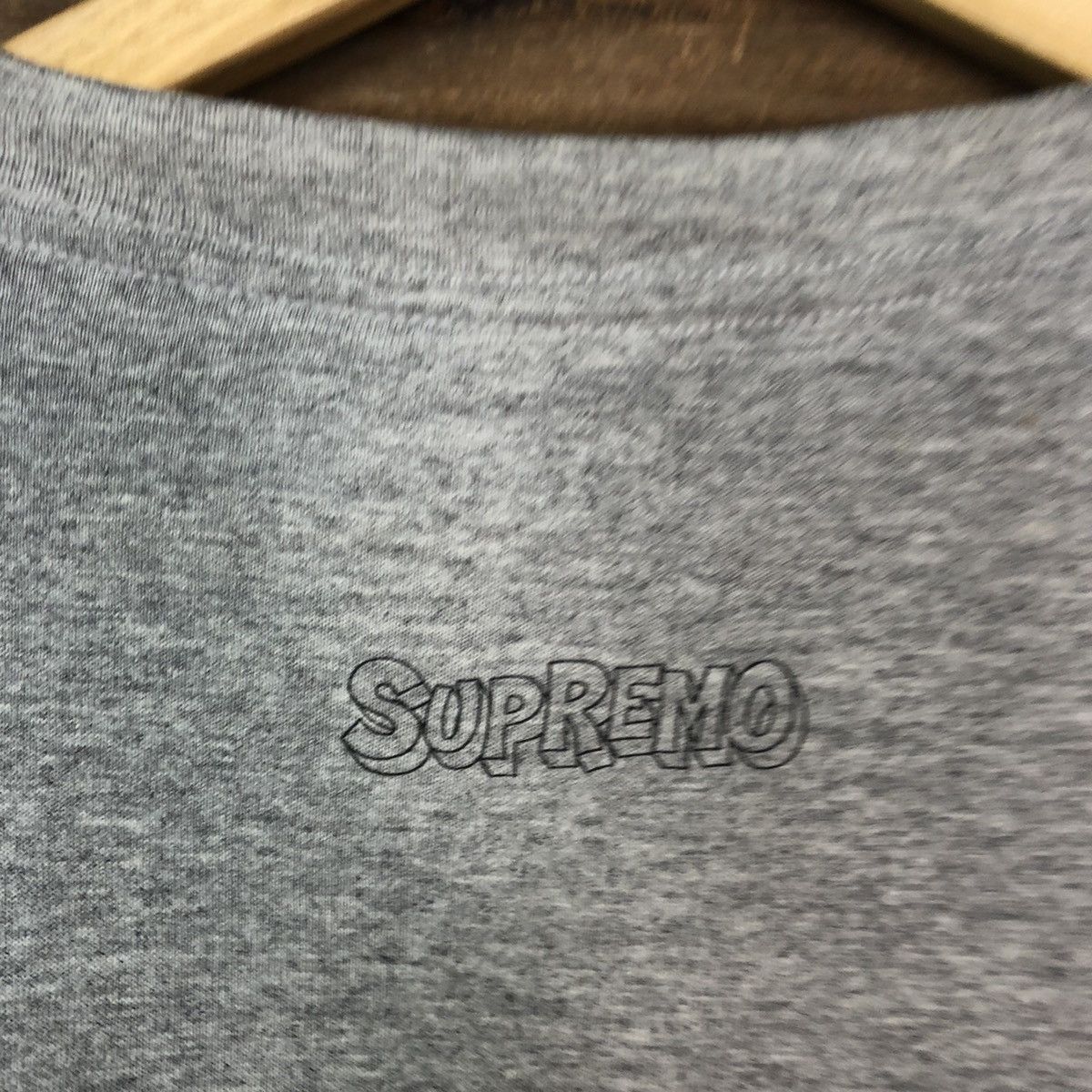 Supreme DL Supreme supremo Te Cojo Te Mojo Grey Tshirt #3297 Size US L / EU 52-54 / 3 - 13 Thumbnail