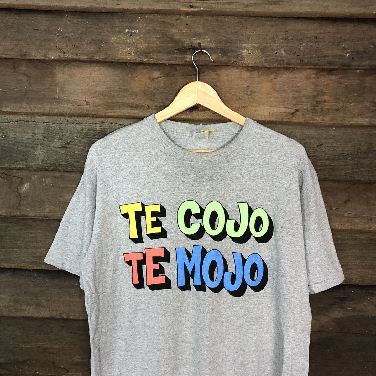 Supreme DL Supreme supremo Te Cojo Te Mojo Grey Tshirt #3297 Size US L / EU 52-54 / 3 - 2 Thumbnail