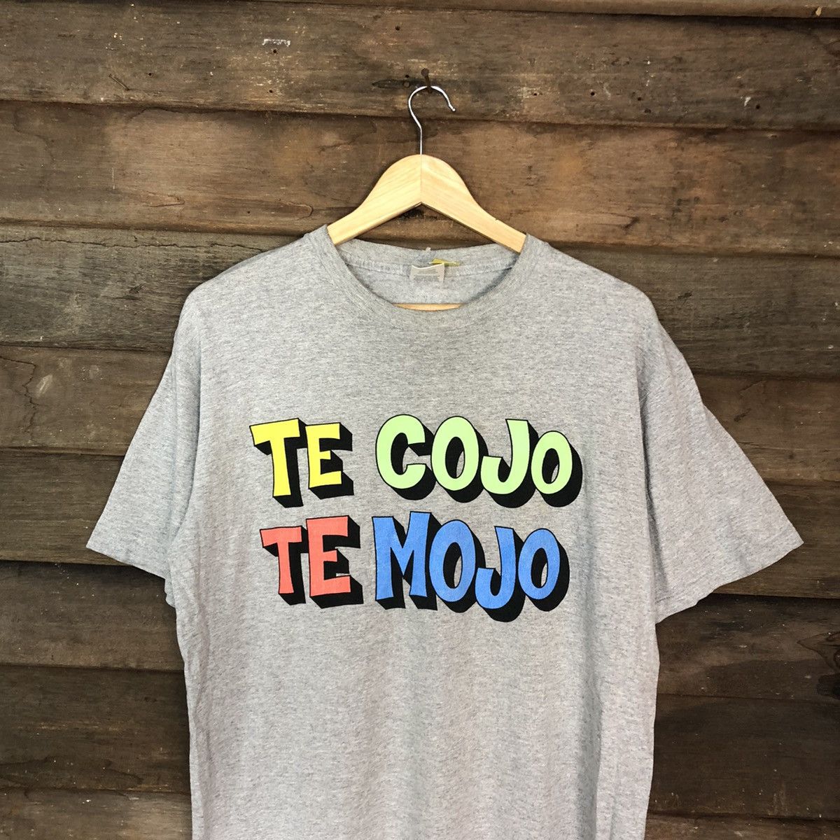 Supreme DL Supreme supremo Te Cojo Te Mojo Grey Tshirt #3297 Size US L / EU 52-54 / 3 - 7 Thumbnail
