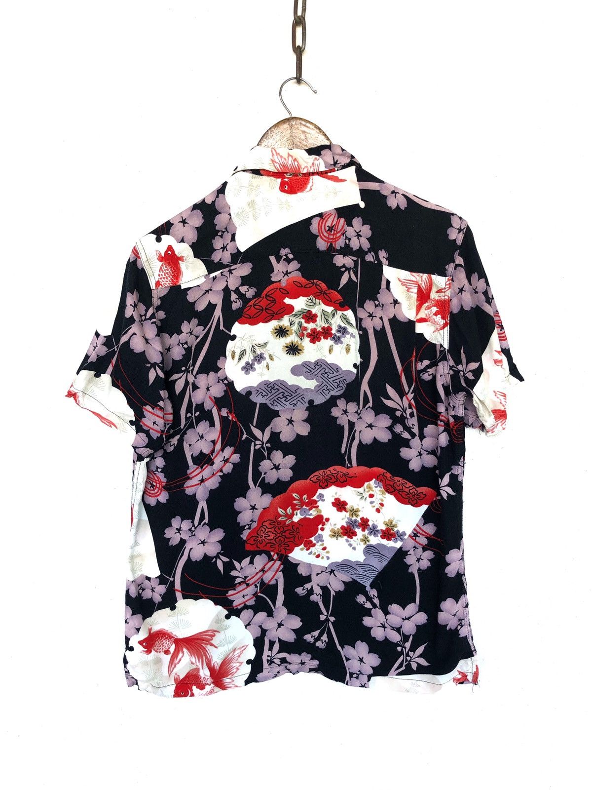 Sun Surf DOPE🔥🇯🇵 Fabric Koi Fish Motif Rayon Hawaiian Shirt Size US S / EU 44-46 / 1 - 5 Thumbnail