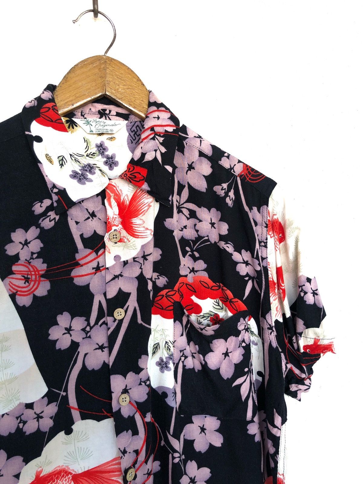 Sun Surf DOPE🔥🇯🇵 Fabric Koi Fish Motif Rayon Hawaiian Shirt Size US S / EU 44-46 / 1 - 4 Thumbnail