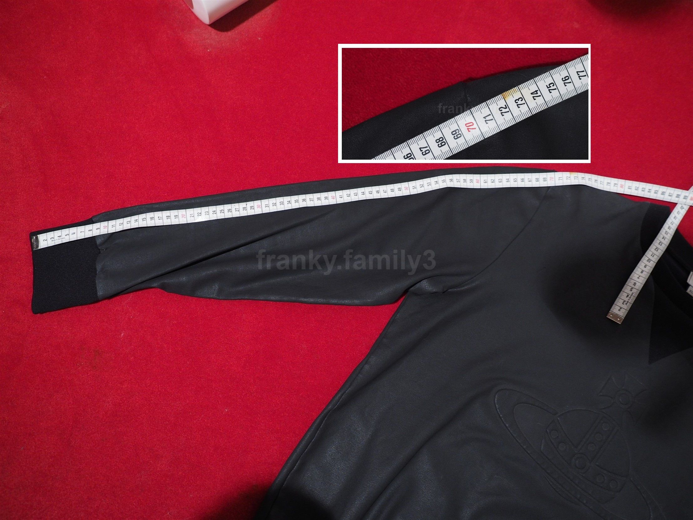 Vivienne Westwood black cotton waxed Orb Logo Jumper vivienne westwood Size US XL / EU 56 / 4 - 18 Thumbnail